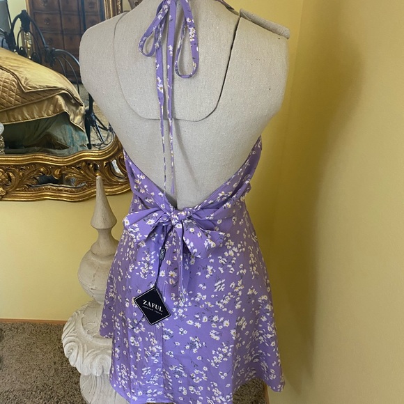 Zaful light purple daisy dress - Picture 2 of 4